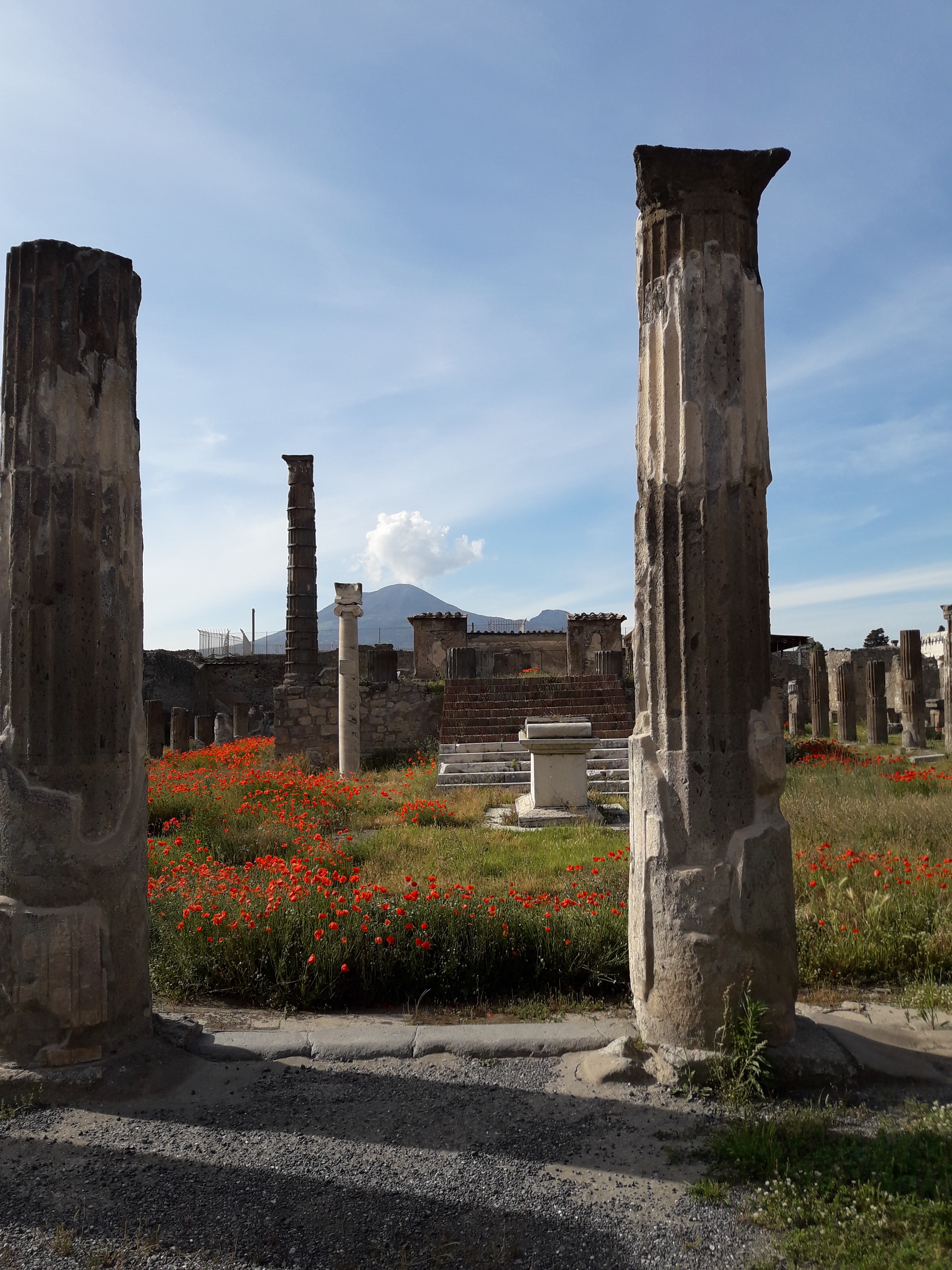 Le temple
                  d'Apollon à Pompéi